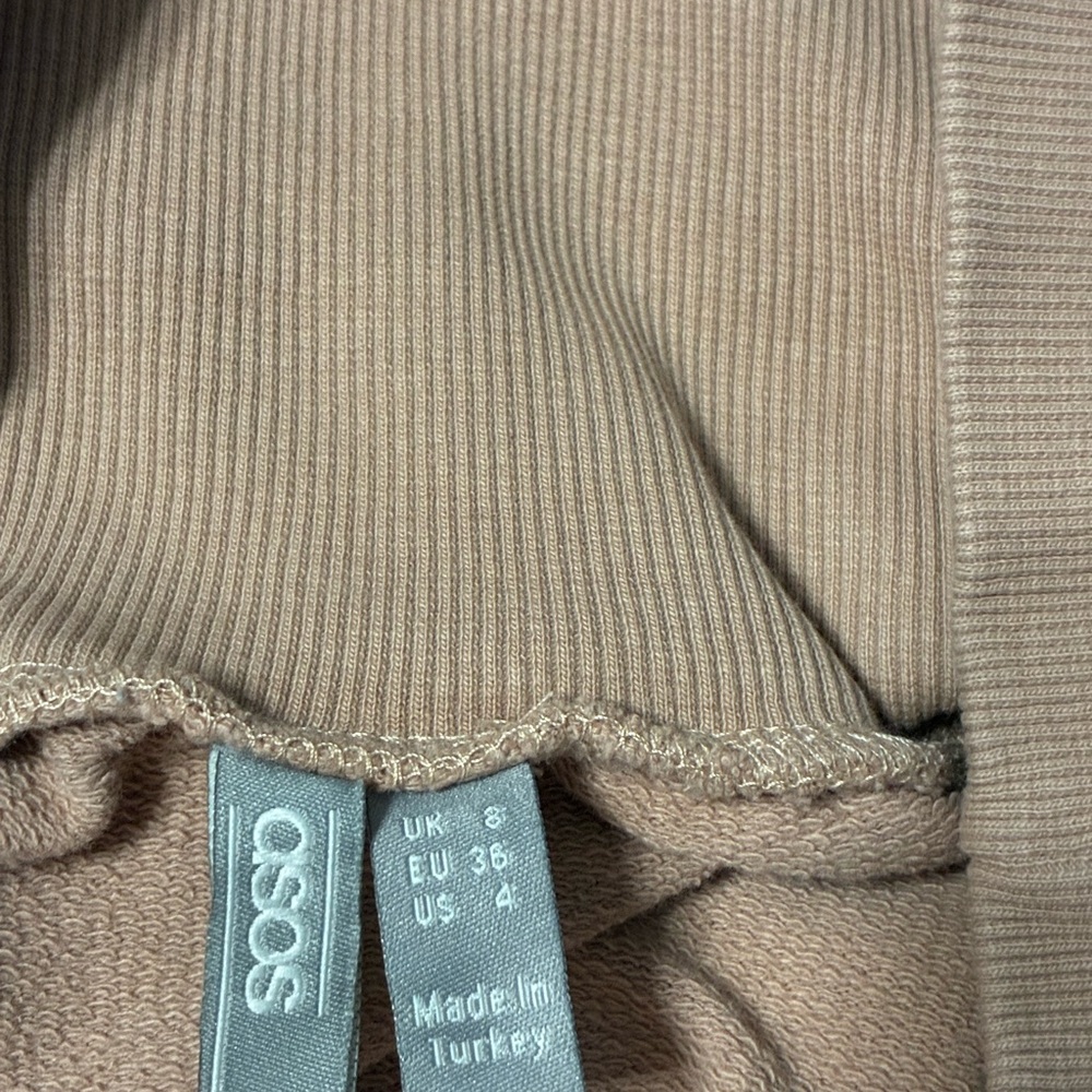 ASOS Taupe Ribbed Knit Top - Picture 3 of 3